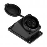 Розетка н/у каучук 3Р+Е 3*25 380-415В IP45