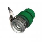 Коннектор с крепл.на кран, 1/2" (12мм)-1/2"(12мм)с хомутом