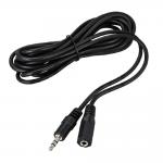 Шнур 3,5мм стерео (гнездо) - 3,5мм стерео (штекер) 3м