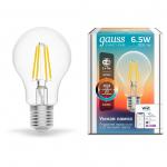 Лампа св/д SMART HOME 6,5вт Е27 филам 2000-6500к