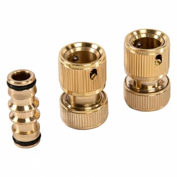 Набор для подключения шланга 1/2" латунь Palisad
