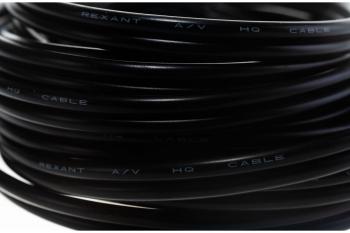 Шнур Стерео 3,5мм-2 RCA  5метров (GOLD-металл) REXANT