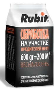 Средство от вредителей 600гр Rubit