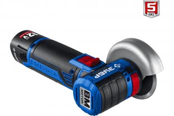 Углошлифмашина Зубр 12В (2 Ач), d-76мм бесщеточная, в сумке