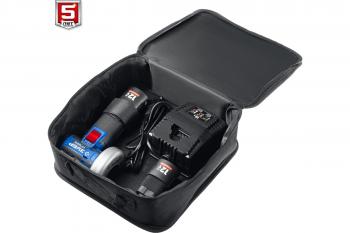 Углошлифмашина Зубр 12В (2 Ач), d-76мм бесщеточная, в сумке