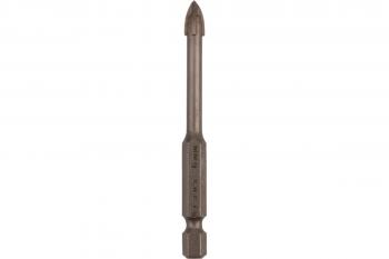 Сверло по стеклу и керамике 6,0 мм 4 грани Kranz шестигранный хвостовик