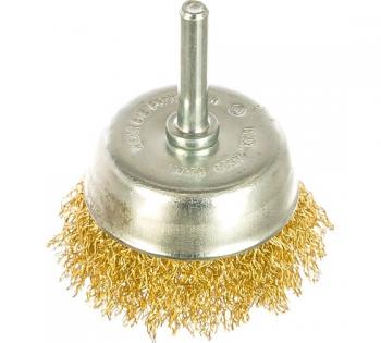 Щетка для дрели 65мм "Чашка" со шпилькой Matrix