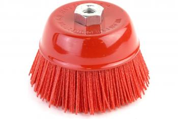 Щетка чашечная 125мм М14 нейлоновая для УШМ HEADROCK