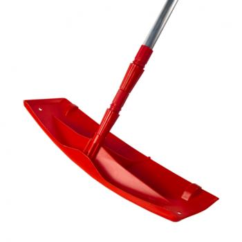 Скребок для уборки снега с крыш №37 630х170мм на колесах