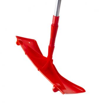 Скребок для уборки снега с крыш №37 630х170мм на колесах