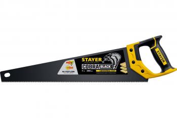 Ножовка универсальная, 450мм, STAYER Cobra Black