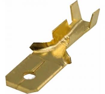 Клемма плоская штекер РП-п 1,5-(6,3) 0,5-1,5 мм2 (папа)