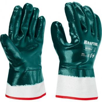 Перчатки особопрочные с манжетой KRAFTOOL HYKRAFT Heavy Duty