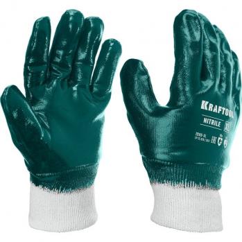 Перчатки особопрочные с манжетой KRAFTOOL HYKRAFT Heavy Duty