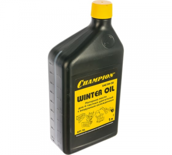 Масло CHAMPION 4-тактное SAE 5W30 зимнее (синтетика) 1 литр