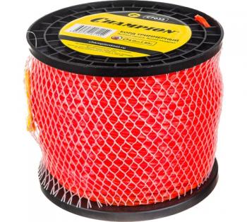 Корд для триммера  CHAMPION Twisted Square 4,0 мм*95 м (витой квадрат)