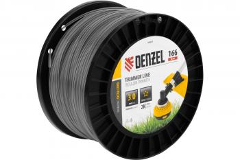 Леска для триммера звезда, 3,0 мм х 166 м, EXTRA CORD DENZEL 96843