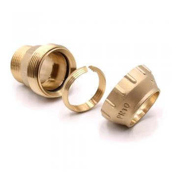 Угольник латунь для ПНД 32*1" наружная резьба