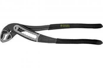 Клещи переставные 240 мм обливные рукоятки Denzel