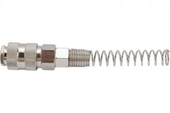 Соединитель рапид "мама" пружинка для шланга 6,5*10 мм