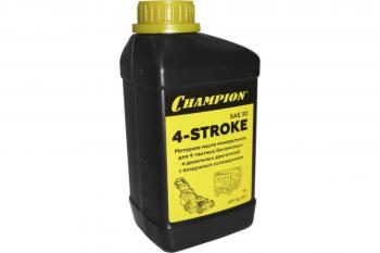 Масло 4-тактное минеральное SAE30 1л CHAMPION