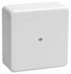 Коробка расп 100х100х44 ОП белая с клем,колодкой