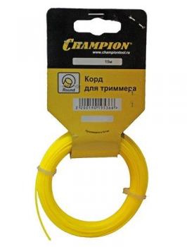 Корд д/триммера  CHAMPION Round 1,6мм*15м (круглый)