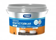 Краска влагостойкая супербелая 3кг ТЕКС Профи