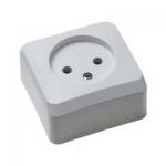 Розетка Этюд 1-я б/з бел О/У РА16-001В