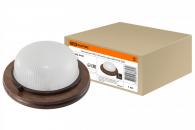 Светильник для сауны НПБ1401 венге овал 60Вт IP54