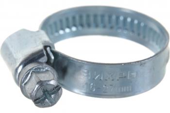 Хомут обжимной (нержавеющая сталь со сваркой) 16-27мм