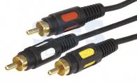 Шнур 3х3 RCA колокольчики 3м  17-0214