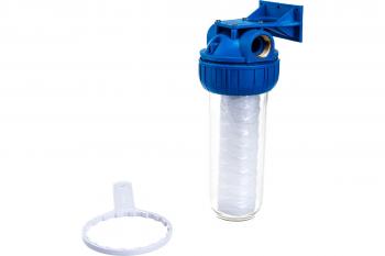 Колба UNIPUMP 10" 1" CFC-10K с картриджем SC-10W
