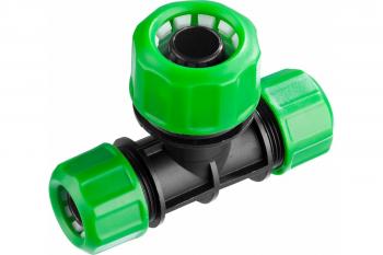 Тройник цанговый (шланг-шланг-шланг) 1/2"х1/2"х3/4"
