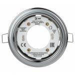 Светильник ЭРА KL35 SL/CH Gx53 серебро/хром